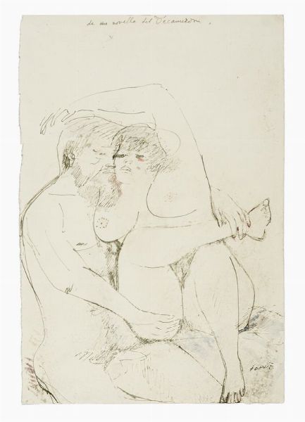 BRUNO SAETTI : ... da una novella del Decamerone.  - Asta Arte Moderna e Contemporanea - Associazione Nazionale - Case d'Asta italiane