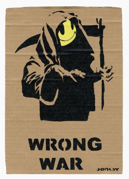 Banksy : Wrong war.  - Asta Arte Moderna e Contemporanea - Associazione Nazionale - Case d'Asta italiane