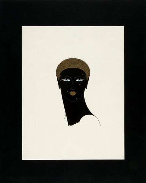 [PSEUD. DI ROMAIN DE TIRTOFF] ERT : Ritratto maschile.  - Asta Arte Moderna e Contemporanea - Associazione Nazionale - Case d'Asta italiane