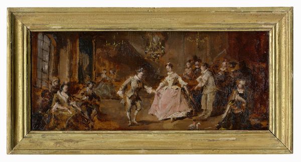 Lotto composto di 2 scene galanti.  - Asta Arte Moderna e Contemporanea - Associazione Nazionale - Case d'Asta italiane