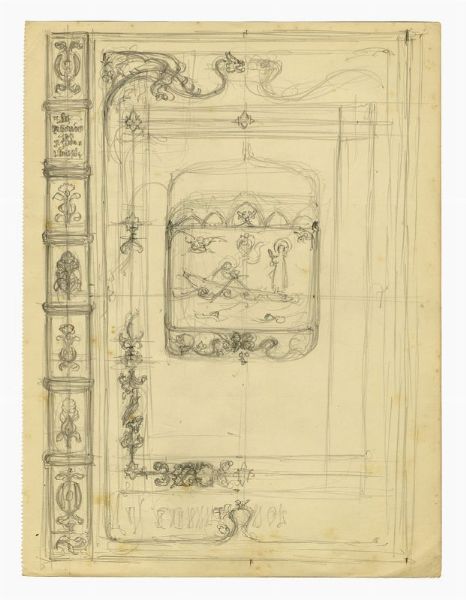 Lotto composto di 16 studi di legature.  - Asta Arte Moderna e Contemporanea - Associazione Nazionale - Case d'Asta italiane