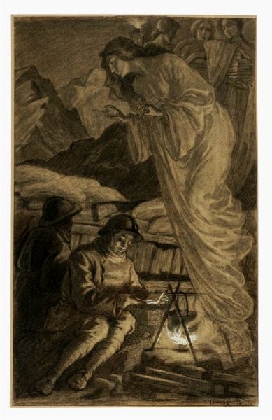 GIORGIO CERAGIOLI : La lettura in trincea.  - Asta Arte Moderna e Contemporanea - Associazione Nazionale - Case d'Asta italiane