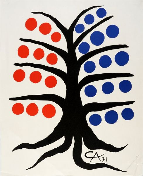 Alexander Calder : Albero.  - Asta Arte Moderna e Contemporanea - Associazione Nazionale - Case d'Asta italiane