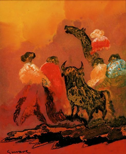 JOS GUEVARA : La corrida.  - Asta Arte Moderna e Contemporanea - Associazione Nazionale - Case d'Asta italiane