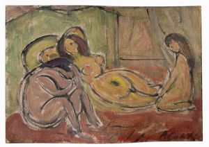 Primo Conti - Nudi femminili.