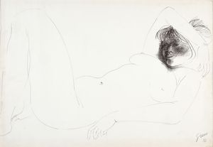 Emilio Greco - Nudo femminile.