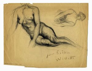 ADOLPHE-LON WILLETTE - Nudo femminile.