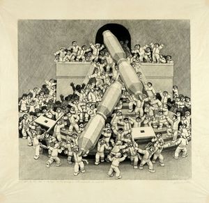 ALBERICO MORENA - L'uscita nei ceri.