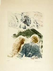 MIMMO ROTELLA - Lotto composto di 2 incisioni.