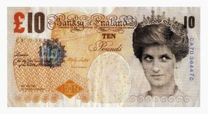 Banksy - Banksy of England. Ten pounds.