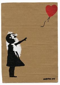 Banksy - Balloon girl.