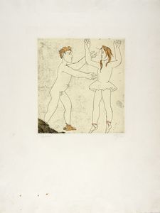 GIACOMO [PSEUD. DI MANZONI GIACOMO] MANZ - Passo di danza.