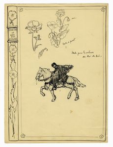 Lotto composto di 16 studi di legature.  - Asta Arte Moderna e Contemporanea - Associazione Nazionale - Case d'Asta italiane