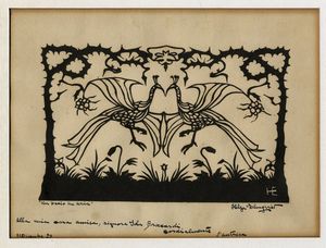 HELGA ELMQUIST-CAU - Un bacio in aria.