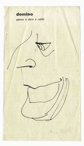 Carlo Mattioli : Lotto composto di 2 ritratti di Silvio Loffredo.  - Asta Arte Moderna e Contemporanea - Associazione Nazionale - Case d'Asta italiane