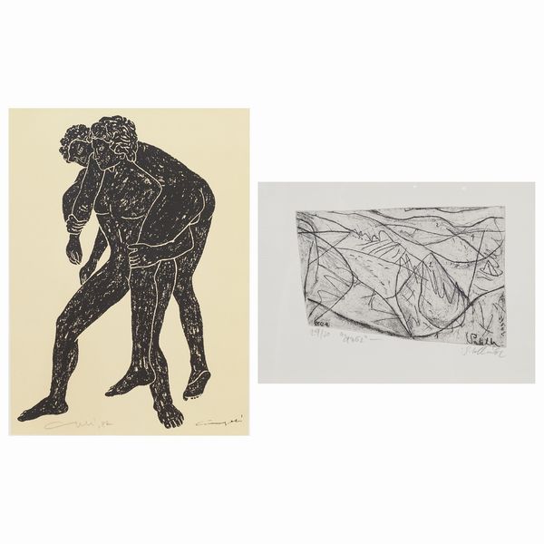 Gruppo di stampe (2)  - Asta Arte Moderna e Contemporanea Web Only - Associazione Nazionale - Case d'Asta italiane