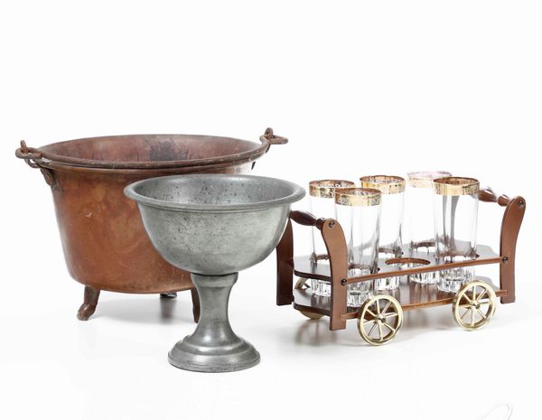 Lotto di rami e metalli  - Asta  Antiquariato gennaio | Cambi Time - Associazione Nazionale - Case d'Asta italiane