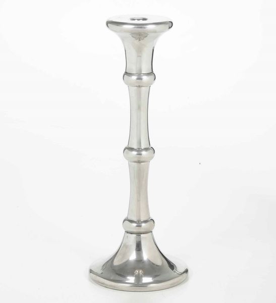 Candeliere in peltro  - Asta  Antiquariato gennaio | Cambi Time - Associazione Nazionale - Case d'Asta italiane