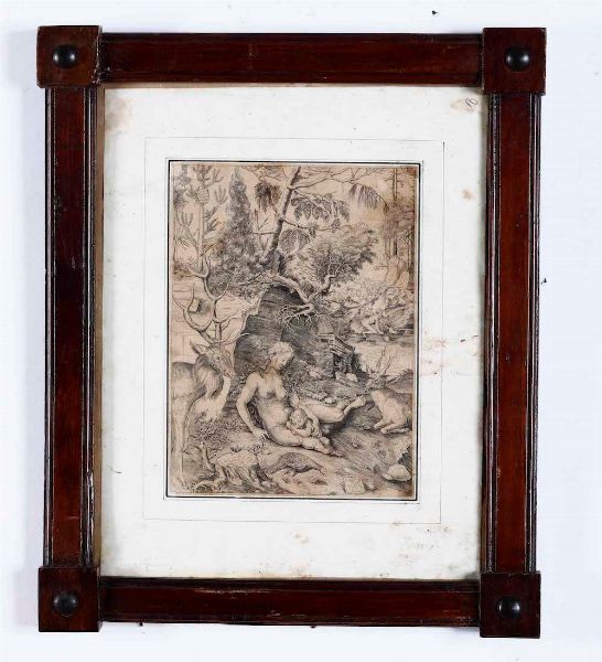 Incisione da Cranach, XIX secolo  - Asta  Antiquariato gennaio | Cambi Time - Associazione Nazionale - Case d'Asta italiane