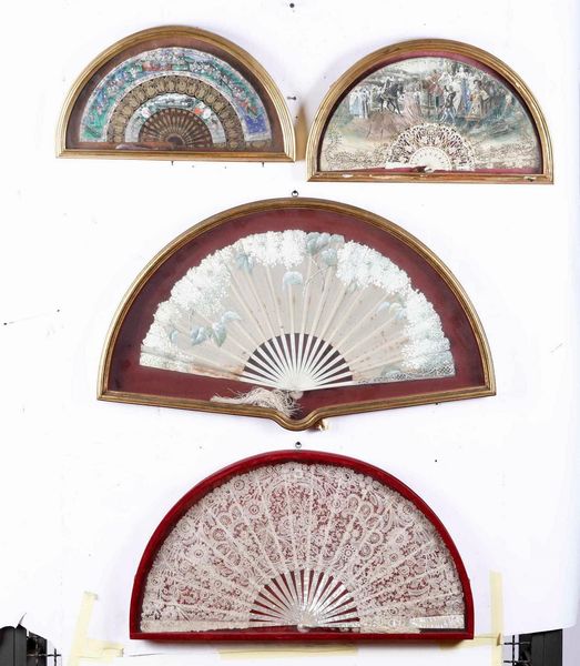 Quattro ventagli diversi  - Asta  Antiquariato gennaio | Cambi Time - Associazione Nazionale - Case d'Asta italiane