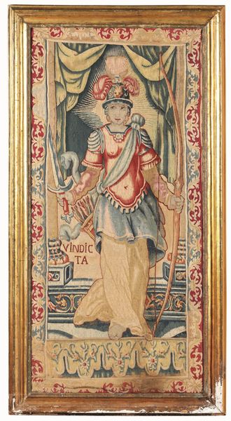 Parti di arazzo rappresentanti La Confidenza e La Vendetta, manifattura del XVIII secolo  - Asta  Antiquariato gennaio | Cambi Time - Associazione Nazionale - Case d'Asta italiane