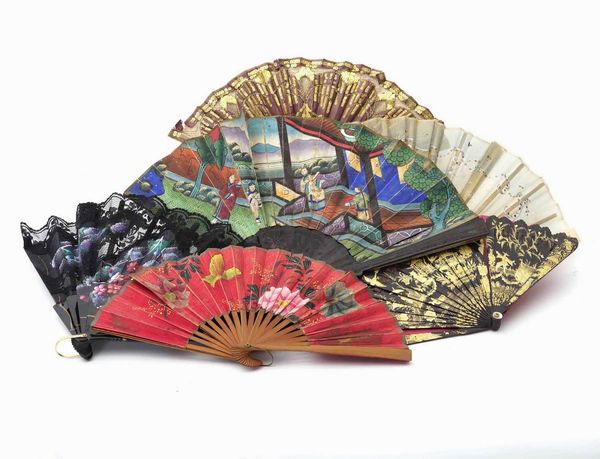 Sei ventagli diversi  - Asta  Antiquariato gennaio | Cambi Time - Associazione Nazionale - Case d'Asta italiane