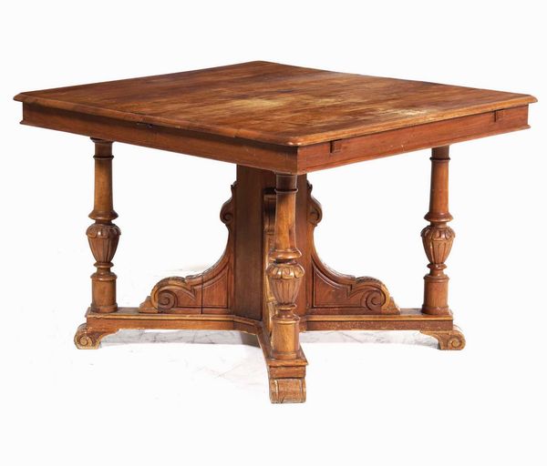 Tavolo in stile rinascimento con allunghe  - Asta  Antiquariato gennaio | Cambi Time - Associazione Nazionale - Case d'Asta italiane