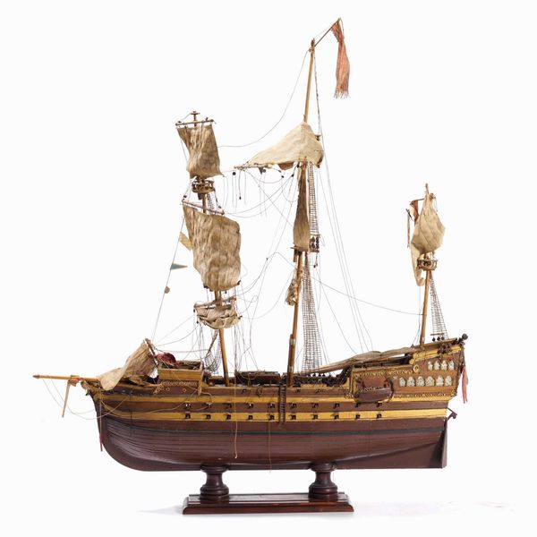 Modello di galeone  - Asta  Antiquariato gennaio | Cambi Time - Associazione Nazionale - Case d'Asta italiane