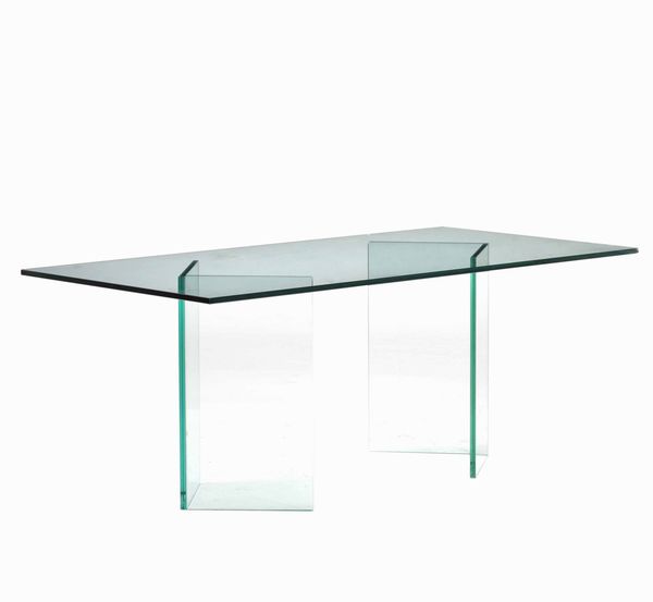 Tavolo in cristallo, XX secolo  - Asta  Antiquariato gennaio | Cambi Time - Associazione Nazionale - Case d'Asta italiane