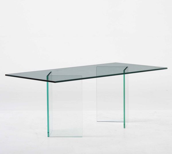 Tavolo in cristallo, XX secolo  - Asta  Antiquariato gennaio | Cambi Time - Associazione Nazionale - Case d'Asta italiane