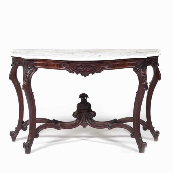 Console Luigi Filippo con piano in marmo. XIX secolo  - Asta  Antiquariato gennaio | Cambi Time - Associazione Nazionale - Case d'Asta italiane