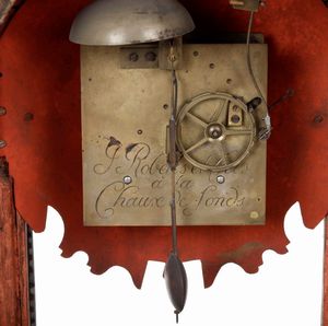 Pendola da tavolo con cassa sagomata in legno intagliato, dipinto e dorato. Francia XVIII-XIX secolo  - Asta  Antiquariato gennaio | Cambi Time - Associazione Nazionale - Case d'Asta italiane