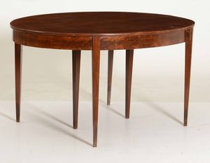 Tavolo ovale in legno, fine XIX secolo  - Asta  Antiquariato gennaio | Cambi Time - Associazione Nazionale - Case d'Asta italiane