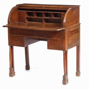 Scrivania a rullo Impero, XIX secolo  - Asta  Antiquariato gennaio | Cambi Time - Associazione Nazionale - Case d'Asta italiane