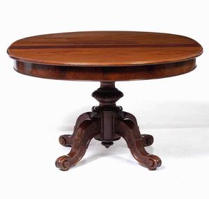 Tavolo allungabile con piano lastronato. XIX secolo  - Asta  Antiquariato gennaio | Cambi Time - Associazione Nazionale - Case d'Asta italiane