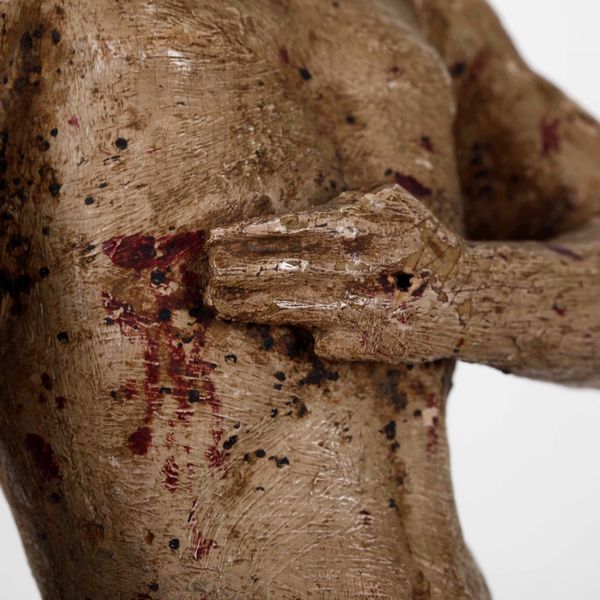 Cristo. Legno policromo. Arte del XVIII secolo  - Asta Scultura | Cambi Time - Associazione Nazionale - Case d'Asta italiane