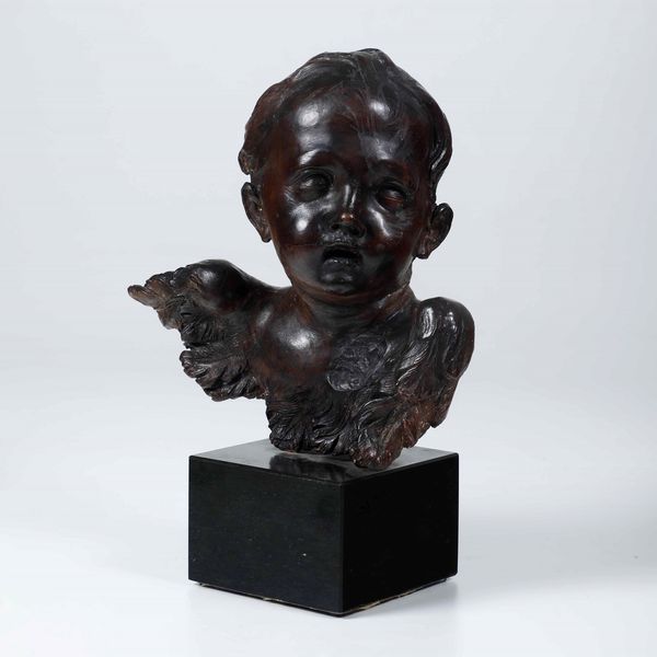 Cherubino. Terracotta patinata. Arte barocca italiana del XVII secolo  - Asta Scultura | Cambi Time - Associazione Nazionale - Case d'Asta italiane