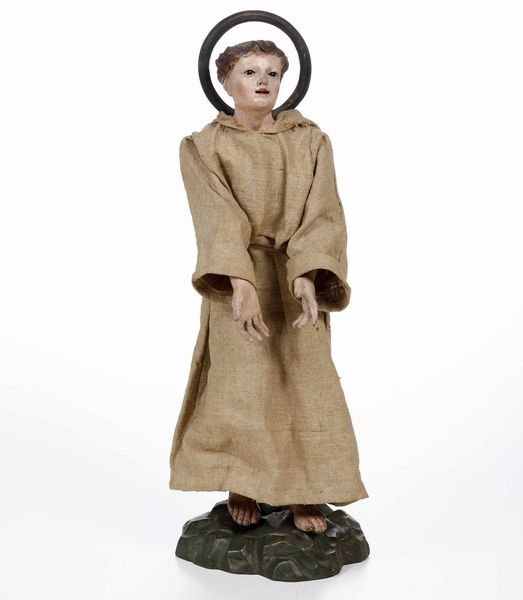 Santo con tunica, Genova XVIII secolo  - Asta Scultura | Cambi Time - Associazione Nazionale - Case d'Asta italiane