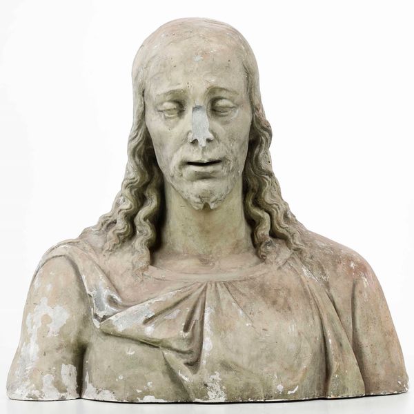 Baccio da Montelupo (da), XIX secolo, busto di Cristo in gesso  - Asta Scultura | Cambi Time - Associazione Nazionale - Case d'Asta italiane