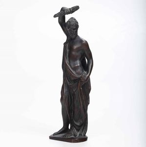 Giove. Bronzo fuso e patinato. Fonditore neoclassico del XIX secolo  - Asta Scultura | Cambi Time - Associazione Nazionale - Case d'Asta italiane