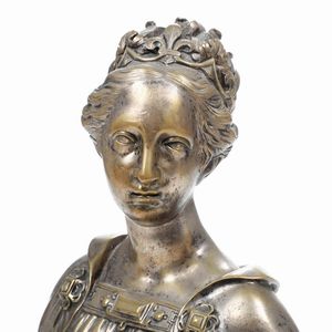 Da un prototipo di Bathelemy Prieur (c.1536 - 1611). Busto muliebre  - Asta Scultura | Cambi Time - Associazione Nazionale - Case d'Asta italiane