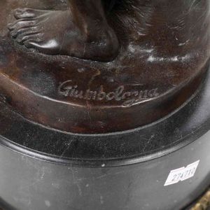 Apollo, da Giambologna. Bronzo patinato su base in marmo nero. XIX-XX secolo  - Asta Scultura | Cambi Time - Associazione Nazionale - Case d'Asta italiane