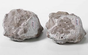 Coppia di teste di putti in terracotta. Plasticatore del XIX secolo  - Asta Scultura | Cambi Time - Associazione Nazionale - Case d'Asta italiane