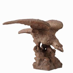 Grande scultura in terracotta raffigurante aquila, XX secolo  - Asta Scultura | Cambi Time - Associazione Nazionale - Case d'Asta italiane