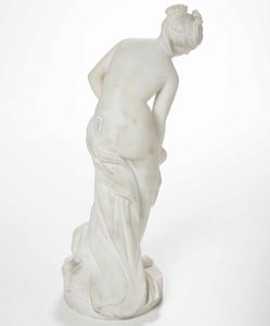 Venere al bagno. Apres Etienne Maurice Falconet (Parigi 1716-1791). marmo di Carrara, XIX-XX secolo  - Asta Scultura | Cambi Time - Associazione Nazionale - Case d'Asta italiane