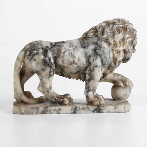 Leone in marmo  - Asta Scultura | Cambi Time - Associazione Nazionale - Case d'Asta italiane