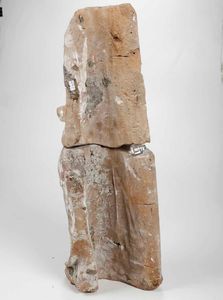 Scultore del XV secolo. Figura panneggiata. terracotta condotta a stecco, frammento  - Asta Scultura | Cambi Time - Associazione Nazionale - Case d'Asta italiane