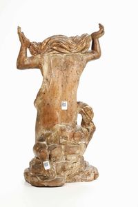 Angelo genuflesso. Arte del XVII-XVIII secolo  - Asta Scultura | Cambi Time - Associazione Nazionale - Case d'Asta italiane