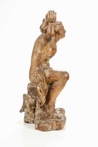 Angelo genuflesso. Arte del XVII-XVIII secolo  - Asta Scultura | Cambi Time - Associazione Nazionale - Case d'Asta italiane