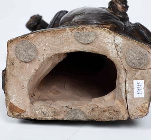 Francescano. Scultura in terracotta patinata. Plasticatore del XVIII secolo  - Asta Scultura | Cambi Time - Associazione Nazionale - Case d'Asta italiane